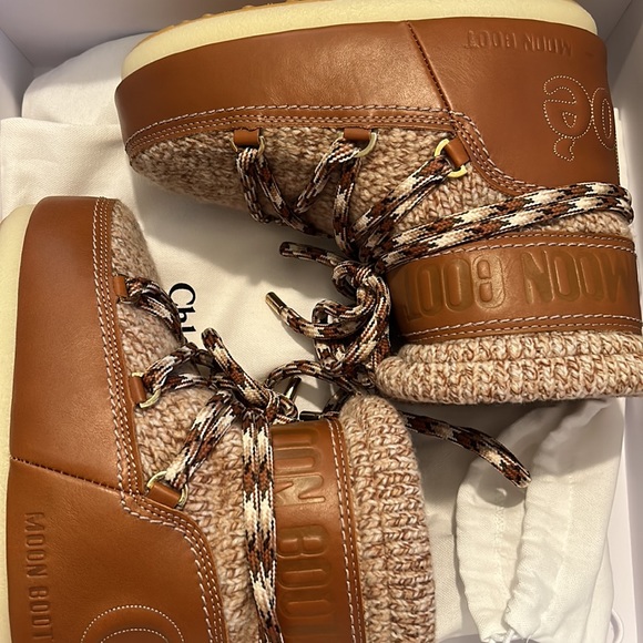 Chloe x Moon Boot® Lace-Up Boot - Picture 9 of 12